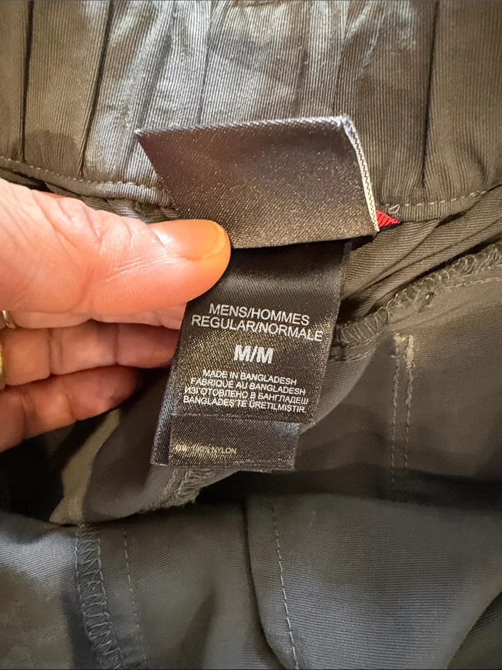 The North Face Men's Dark Gray Cargo Pants with Utility Pockets